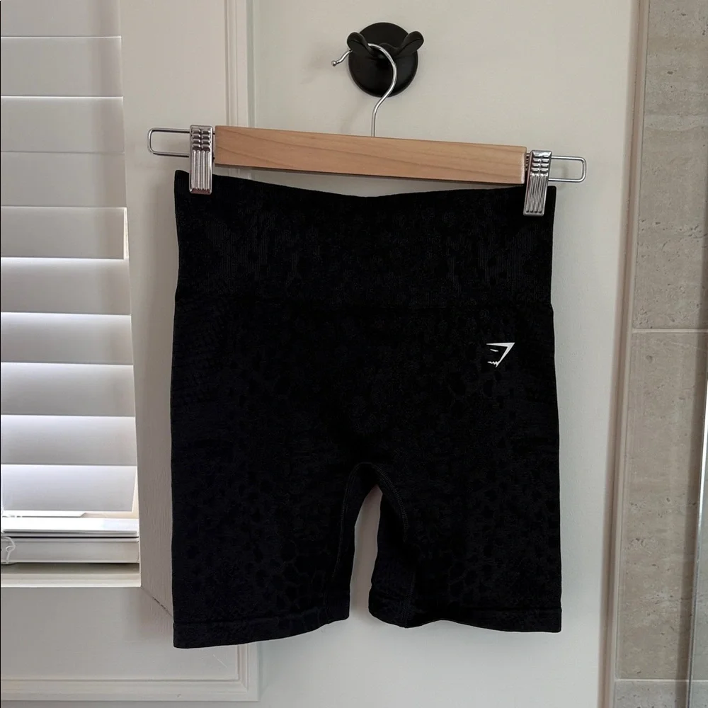 Gymshark Black Athletic Shorts - Picture 1 of 5